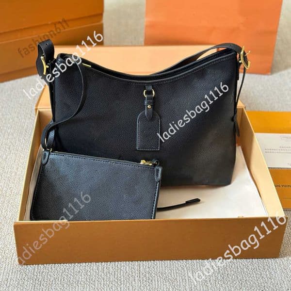 High Quality Carryall Bags Fashion MM PM Tote Bag Designer Womens Handbags Canvas Leather Vintage Carry Hobo With Wallet Detachable Shoulder Strap