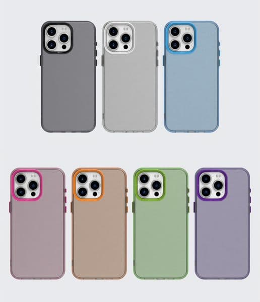 Candy Translucent Cases For Iphone 16 Plus 15 Pro MAX 14 13 12 11 Iphone16 Colorful Matte Frosted Hard Plastic PC Soft TPU PET Mobile Phone Back Covers