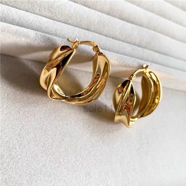 Stud Luxury jewelry designer earring designer for woman stud earring High quality metal fashionable European and American generous casual brand hoop earrings