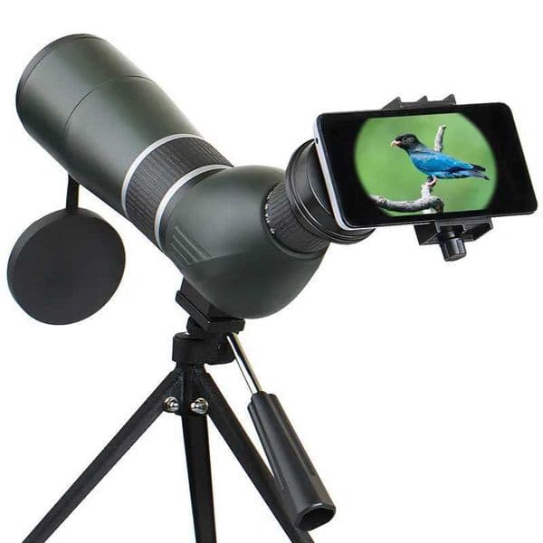 20-60X60 Powerful Monocular Zoom Telescope Bak4 Prism Waterproof Anti-Fog Camping Bird Watching Landscape potting Scope for PhonXJ241028