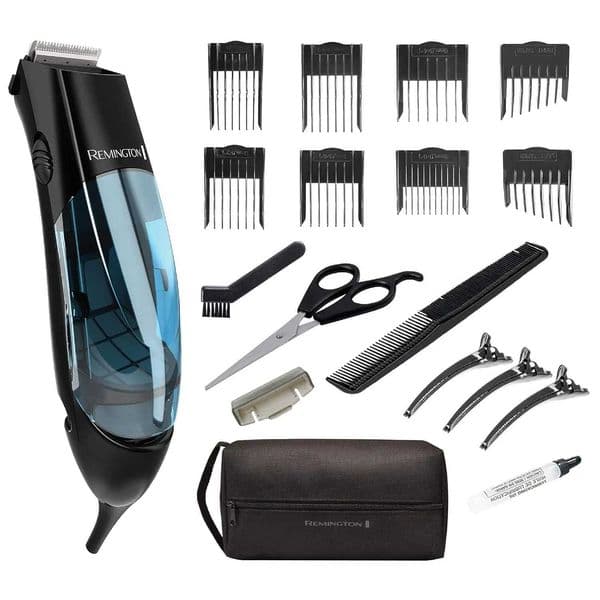 vacuum hair clip kit vacuum beard trimmer mens hair clip with detachable hair clip and dual motor power 18 ps W241028