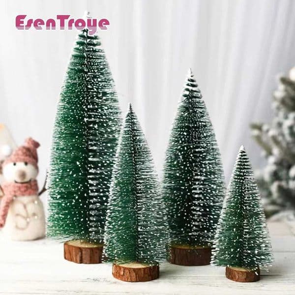 Christmas Decoration Artificial Mini Tree Decoration Mini Cedar Home Office Desk Decoration 2024 Christmas Landscape Gift W241029
