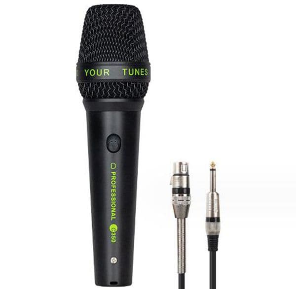 C350 Professional Dynamic Microphone Cardioid Vocal Wired MIC with XLR Cable Plug Play C-350 Microphone for Stage Karaoke KTV