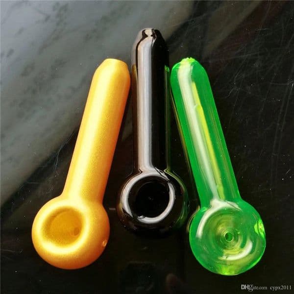 Colourful pipe Wholesale Glass bongs Oil Water Pipes Glass Pipe Oil Rigs Smoking