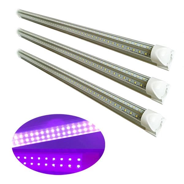 UV LED Black Light 10W UV T8 LED Tube Black Lights Blacklight Poster UV Art Bedroom Ultraviolet Light for Halloween and Blacklight Parties usalight