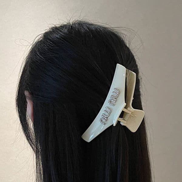 Celebrity Miu Hairpin High end Feeling Cold and Indifferent Small Group Diamonds Inset Temperament Hairpin Hairpin Hairpin Accessories