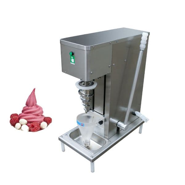 Stainless Steel Cup Yogurt Ice Cream Mixer Frozen Fruit Swirl Drill Gelato Pique Ice Cream Blender Machine 750W