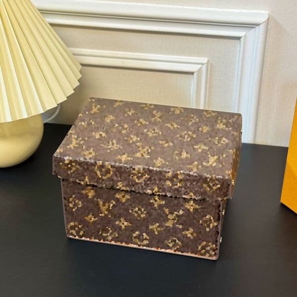 New brown classic jewelry storage miscellaneous small home desktop decoration box