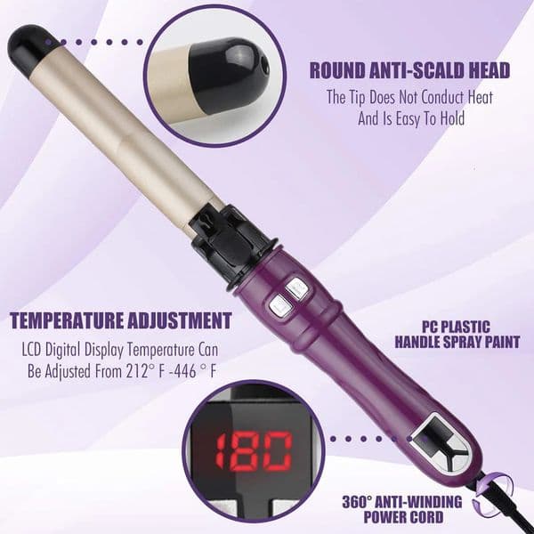 Curling Irons 2832mm Auto Hair Curling Irons Ceramic Rotating Air Curler Electric Automatic Hair Curler Hair Styling Appliances Curling Tools 231101