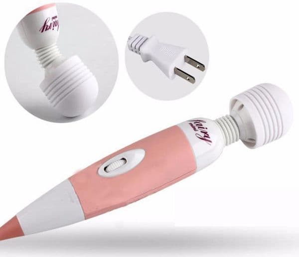 Super Power Vibration Longlasting Classic AV Stick Vibrator Sex Products Magic Massager Wand for Women Adult Sex Toys Pink