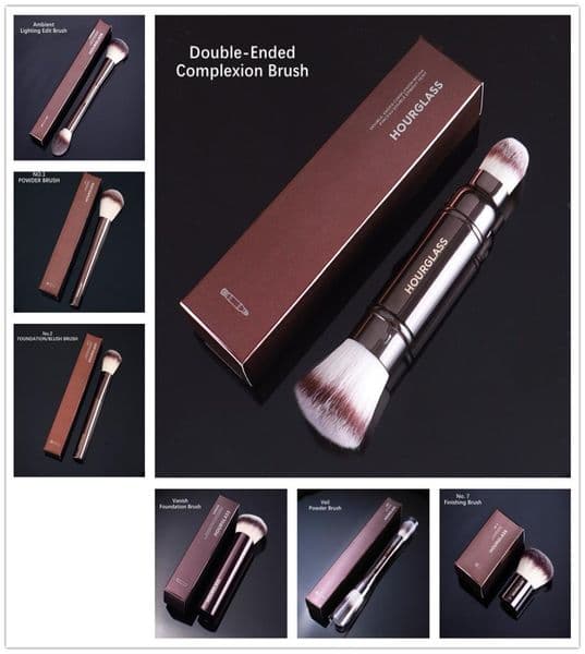 Hourglass Makeup Brushes Powder Blush Eyeshadow Blending Smudge FINISHING Eyeliner Cosmetics Blender Tools Brushes 1 2 3 4 5 7 8 1