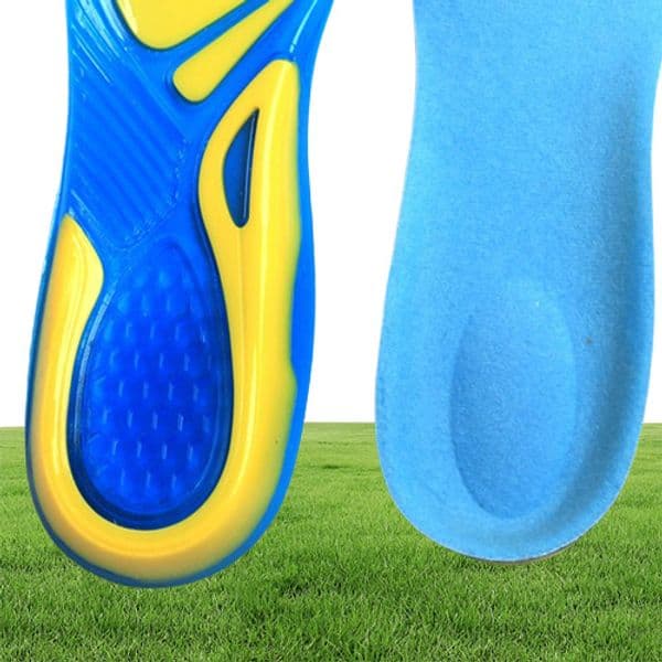 Silicon Gel Running Sport Insoles Shock Absorption Pads arch orthopedic insole Foot Care for Plantar Fasciitis Heel Spur