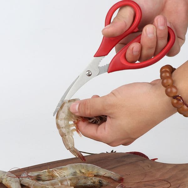 Seafood Tool Lobster Cracker Crab Scissors Stainless Steel Shrimp Shells Shears Kitchen Gadgets Dbc I0413