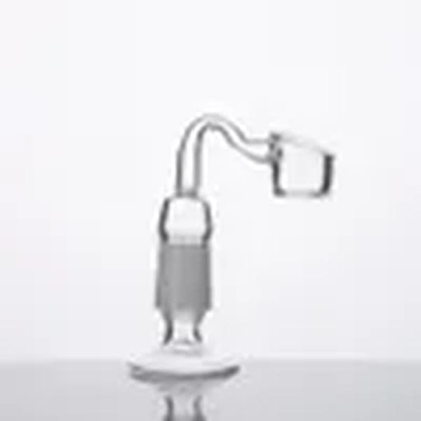 Smoke Glass Stand for Bowl Piece or Domes Quartz Banger Nail Adaptor Stander 18mm14mm Frosted Joint Dropdown ZZ