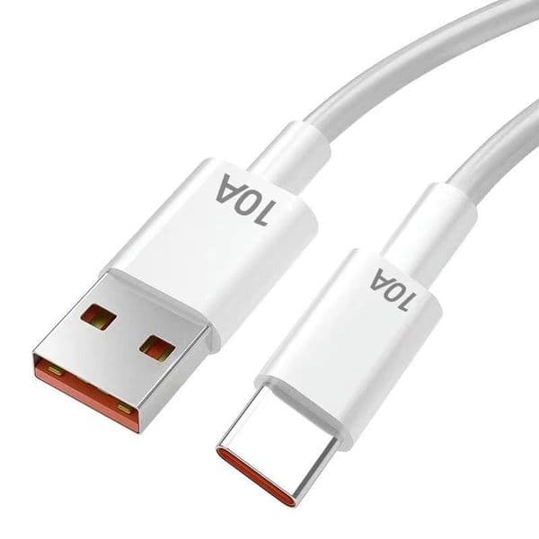 10A Type C USB Cable Super Fast Charge Cable For Huawei Mate 40 Xiaomi Samsung Honor 50 Quick Charge USB C Cables Data Cord