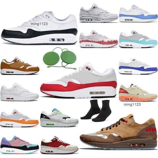 2026 Running Shoes Sneakers Zapatos Trainers Triple Black Anniversary Red Royal Orange Obsidian Aqua Jewel University Blue Patta Waves Mens For
