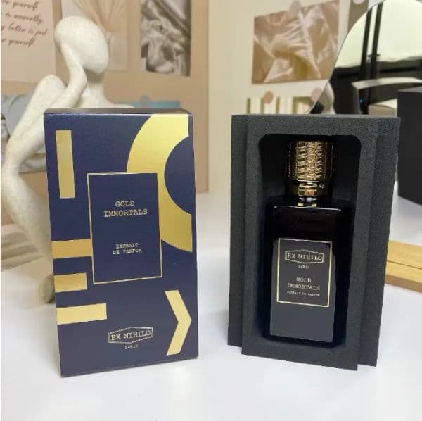 Luxury Men Ex Nihilo Gold Immortals Perfume Extrait De Parfum 100ml Fleur Narcotique Patchouli Memory perfumes EDP Neutral Long Lasting Cologne Fragrance