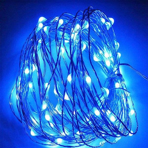 Battery Operated LED String Lights Waterproof Copper Wire 7 Feet 20 Led Firefly Starry Moon Lights for Wedding Party Bedrooms Patios Christmas (Warm White) crestech