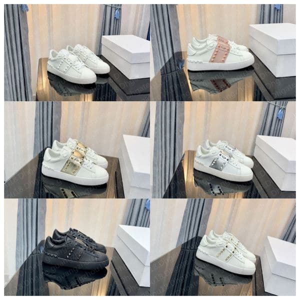 Fashion Designer Leisure Shoes for Women Men with Rivet Sneakers 21702