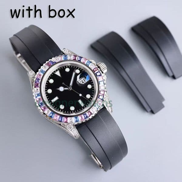 Mens luxury business watch fully automatic movement mechanical watch sports leisure mens watch can add sapphire glass