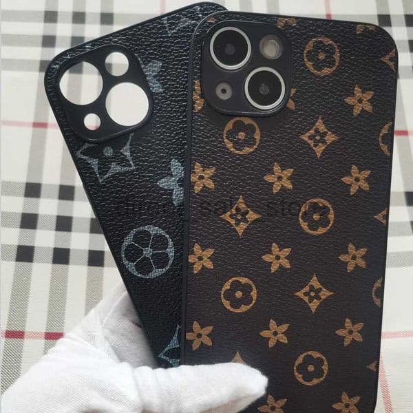 Luxury Phone case iPhone 14 12 13 11 Pro Max 14 13 mini X XS XR 7 8 Plus SE 6 6S Designer fashion Leather Old Flower cases L77861