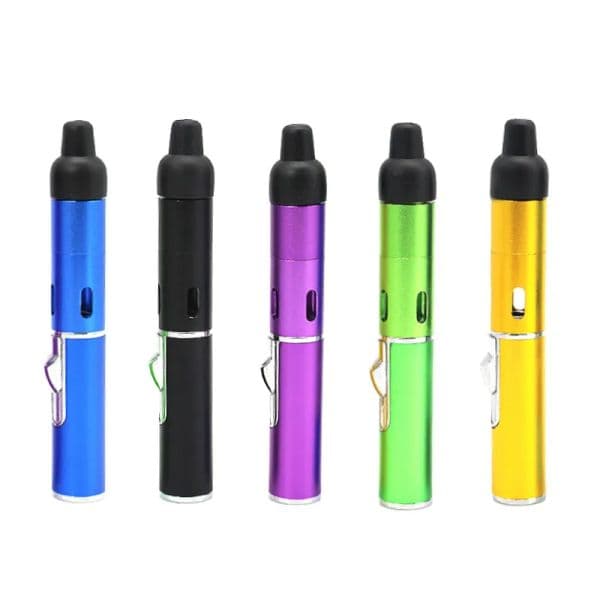 Click N Torch Lighter Smoking Pipes Butane Sneak A Toke Windproof Flame Jet Lighters Dry Herb Portable Smoke Device LL