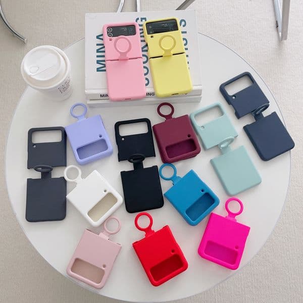 Silicone Folding Phone Case For Samsung Galaxy Z Flip3 case Factory Wholesale phone cover for Z Flip 6 Flip5 Flip4 Flip 3