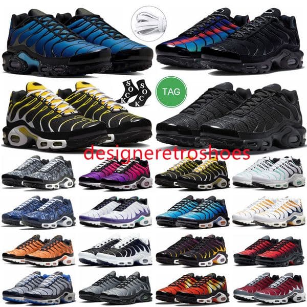 tn plus terrascape Running shoes tns men women Unity Black White University Blue Grape Gold Bullet Hyper Sky Blue Fury Jade mens womens trainers outdoor sneaker