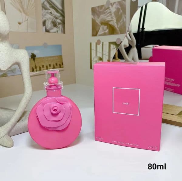 Promotion Luxury Women Perfume Valentina Pink Eau De Parfum 80ml Fragrance for Lady Good Smell long time leaving lady body mist High Quality fast Ship