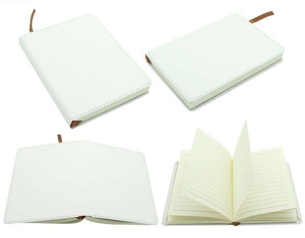 Sublimation Blank Journal Wholesale Plain White Notepad for Heat Transfer Printing Notebook A5 A6 Size Can be Mixed