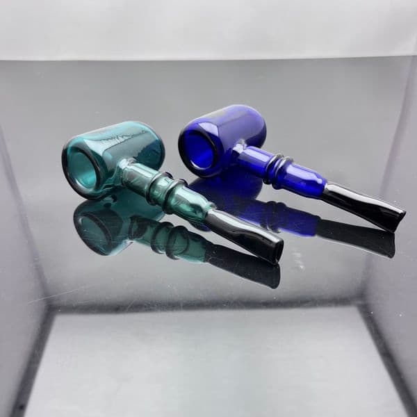 Smoking pipes Accessories Smoking hookah bongs water bottle bowl Colored thickened flat mouthed glass pipe