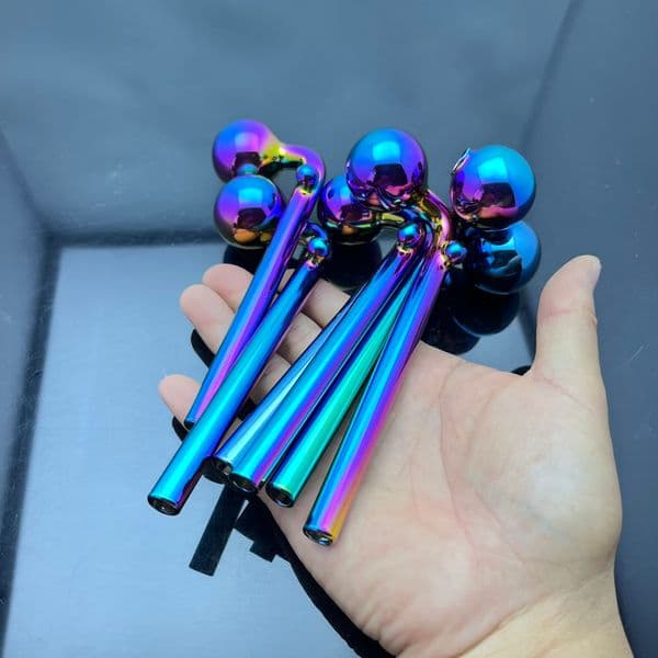 Smoking pipes Accessories Smoking hookah bongs water bottle bowl Electroplating spray color extended glass bending pot