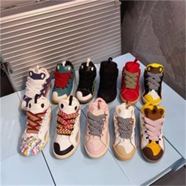 Designer Casual Shoes Mesh Woven Bread Sneakers Embossed Leather Limit Sneakers Men Women In Nappa Calfskin Trainers Rubber Platform Soles Sneaker