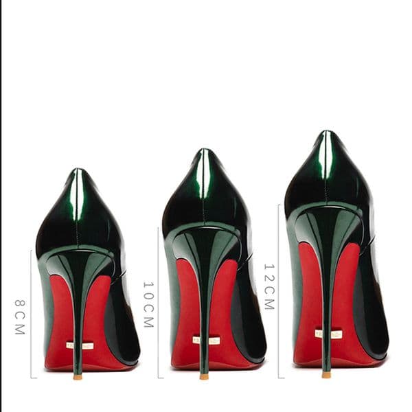 star style luxury shoe women shiny pumps brand high heel dress wedding christian loubitons loubotins red bottomshoes PRSV