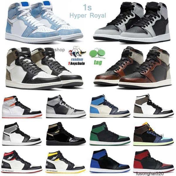 2026 classic 1s High OG Basketball Shoes For Men Women 1 Hyper Royal University Blue Electro Orange Shadow 20 Gym Red Mens Trainers Sport