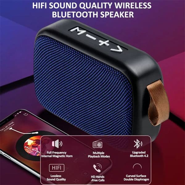 Wireless Bluetooth Speaker Hifi Sound Quality Bluetooth 4.2 With Fm Tf Card Portable Tablepro G2 Box