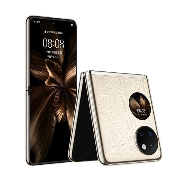 Original Huawei P50 Pocket 4G Mobile Phone Foldable 8GB 12GB RAM 256GB 512GB ROM Snapdragon 888 HarmonyOS 6.9" OLED Screen 40.0MP NFC Face ID Fingerprint Smart Cell Phone