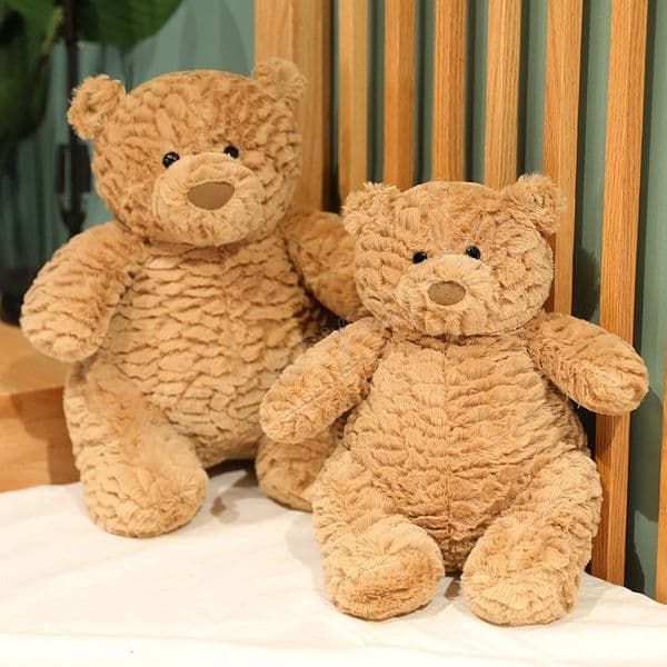 Cartoon Teddy Bear Plush Toy Stuffed Animal Soft Dolls Plush Brown Bears Cushion Pillow For Children