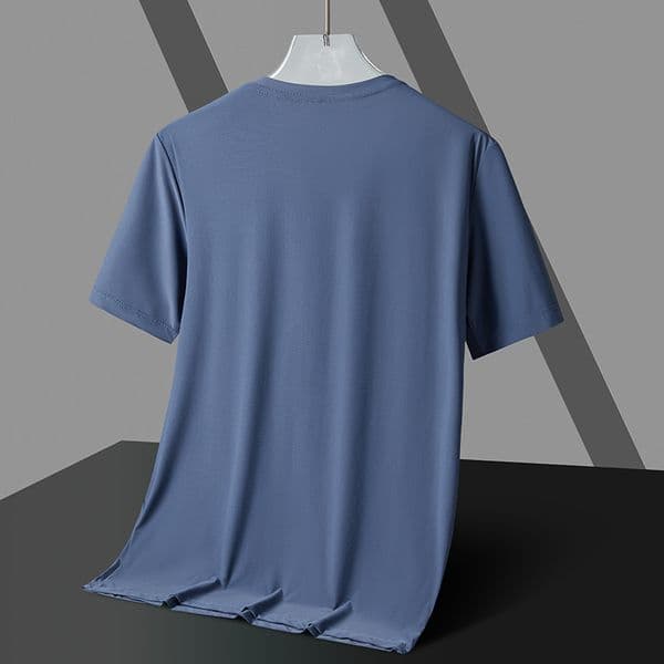 breathable couple round neck tee feather light feel for ultimate comfort