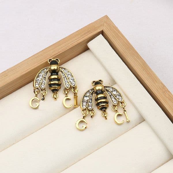 Designer Jewelry Bee Stud Earrings For Women Earrings Wedding Party Gift Jewelry Accessories