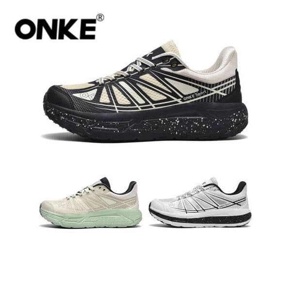 ONKE Autumn Sports Shoes Men Lightweight Mesh Casual Shoes Women Breathable Cushioning Non slip Wear resistant Running Shoes Practical For Daily and Outdoor