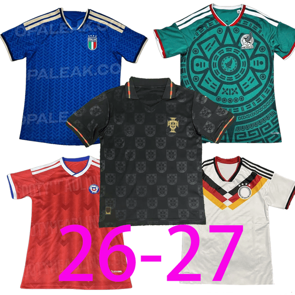 2026 Mexico World Cup jersey, boys' 26 27 Italy national team football shirt Chile home and away jerseys Germany national team Portugal soccer jerseys