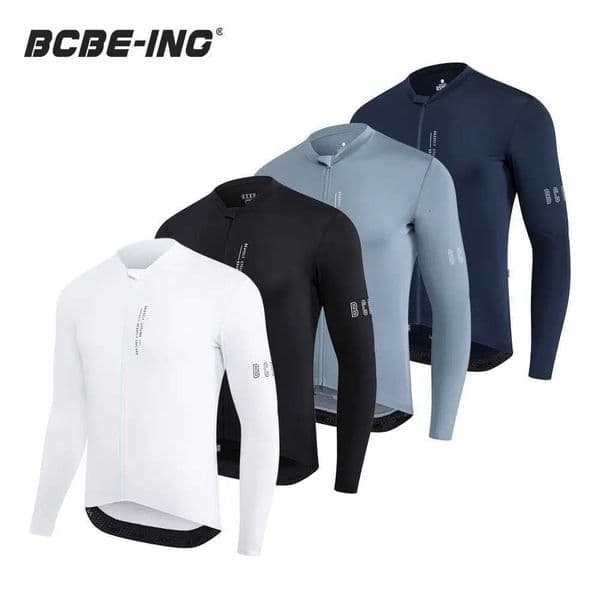 BCBEING Men Cycling Jersey Long Sleeve Aero Fit Lightweight Bicycle Cholting MTB Road Bike Jersey Ciclismo Hombre Z250903