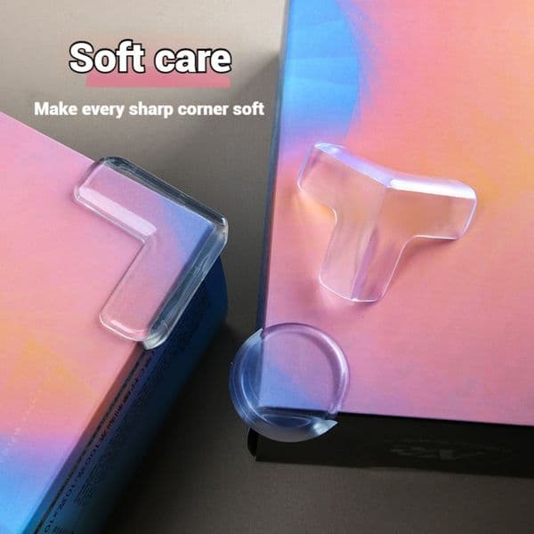 PVS anti-collision thickening stickers children anti-collision table corner stickers Transparent safety stickers protection stickers soft package hot-sale