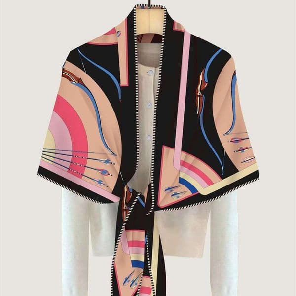 2024 New Autumn Winter Large Shawl for Women Double-Sided Thickened Imitation Cashmere Cold-Proof Warm Triangle Scarf Dual-Use