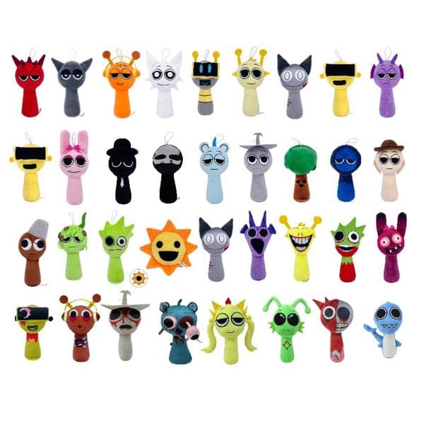 Factory wholesale 20cm sprinki plush toys incredibox games peripheral dolls children's gifts