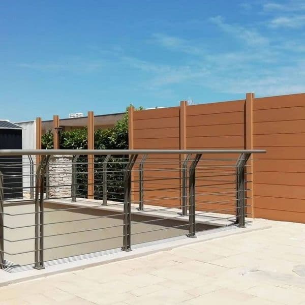 Discount Best-Selling Rose Gold Low Maintenance Damage-Resistant Wood-Plastic Fence
