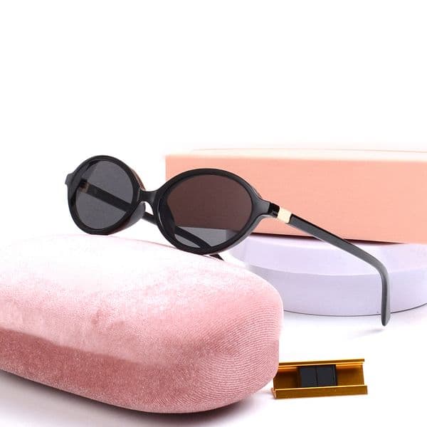 Luxury designer for women casual outdoor photography sun glasses classic sunglasses high quality travel with box