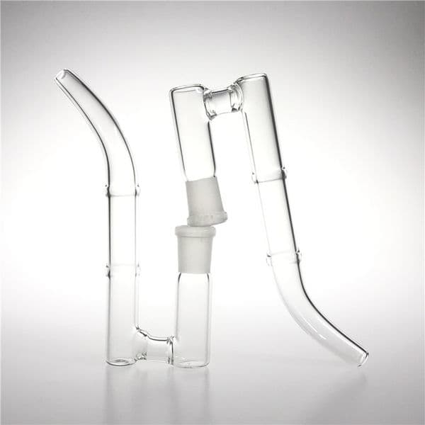 Goodsstore 6 Inch 14mm Female J Hook Adapter Bong Ash Catcher Smoking DIY Accessories Thick Clear Oil Burner Banger Hand Pipes