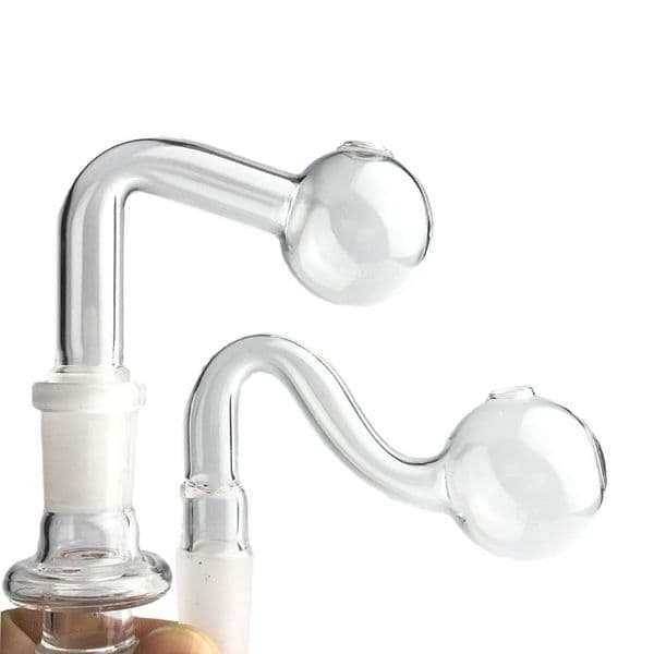 Goodsstore Glass Oil Burner Pipe 10mm 14mm 18mm Male Female Clear Thick Oil Burner Smoking Water Pipes